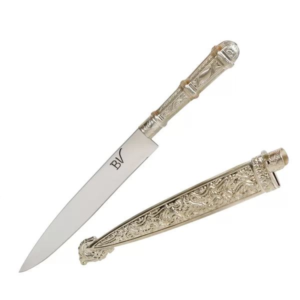 BV Silver Os Bertussi 7 In. Alpaca Handle And Sheath Surgical steel